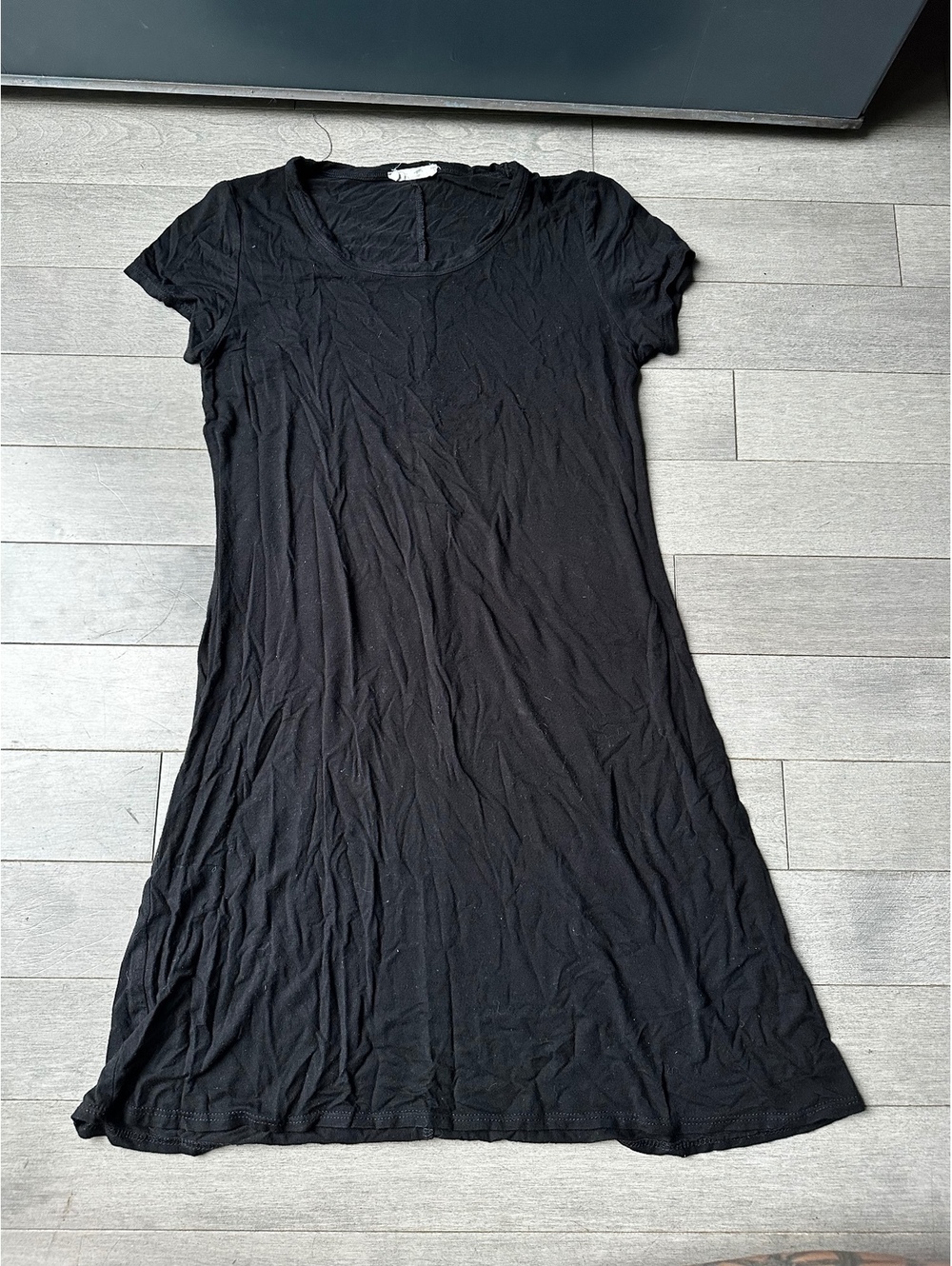 Women’s Olivia Rose Black Short Sleeve Casual Knee Length Dress Summer Size Sm